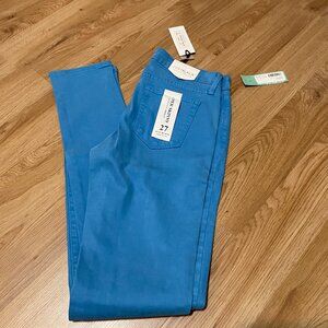 turquoise skinny jeans